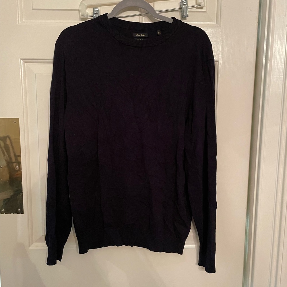 Classic Black Crewneck Sweater
